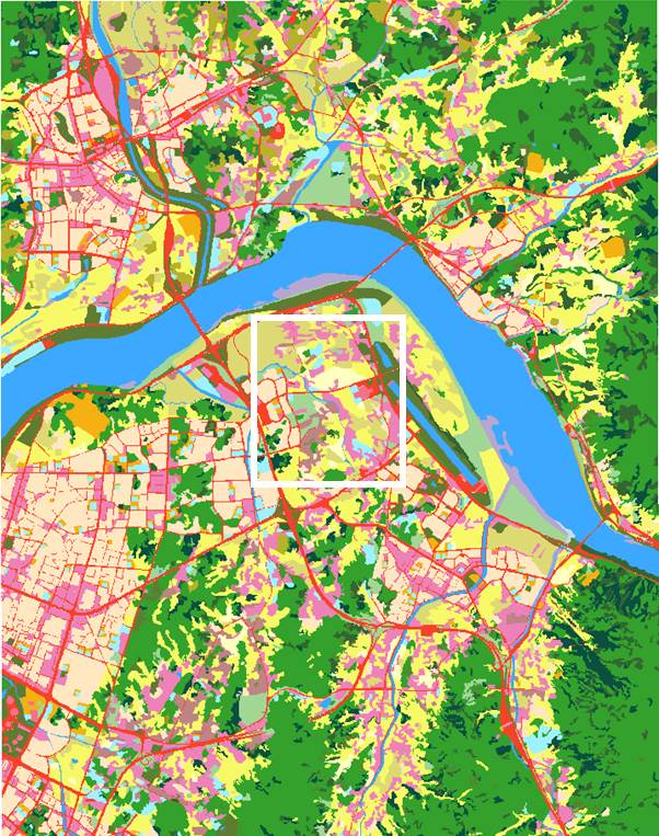 중분류 토지피복지도 사진